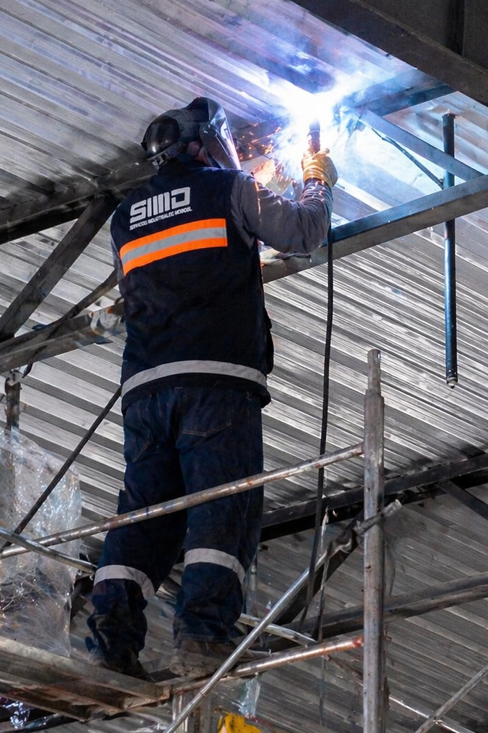 Estructura metálica industrial
